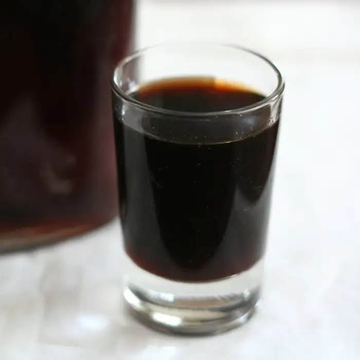Coffee Liqueur (Alcoholic Homemade Liqueur Collins Glass)