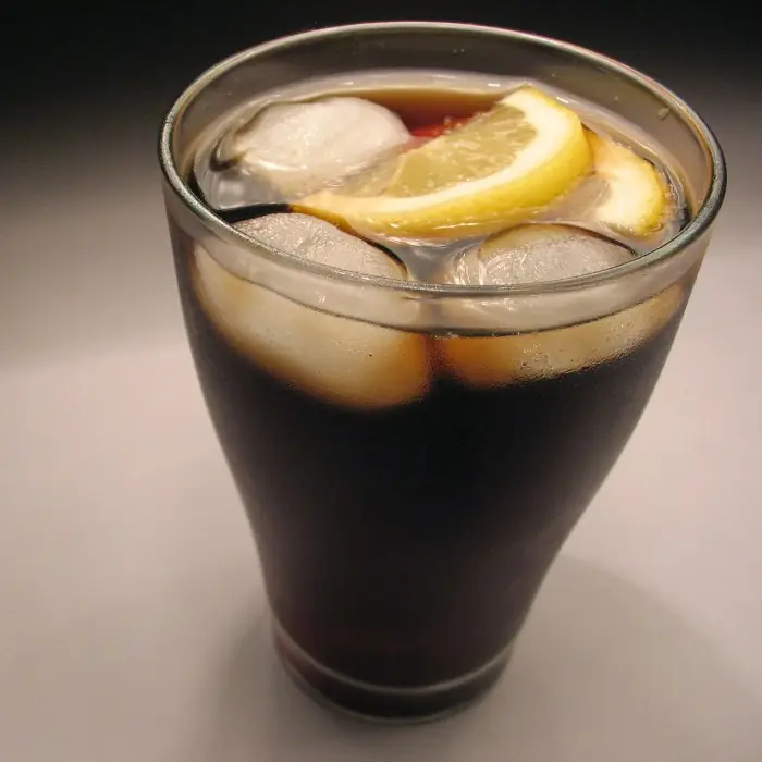 Coke and Drops (Non alcoholic Soft Drink Cocktail glass)