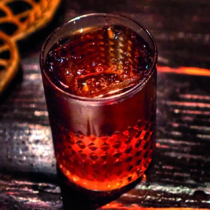 Flander's Flake-Out (Alcoholic Ordinary Drink Collins Glass)