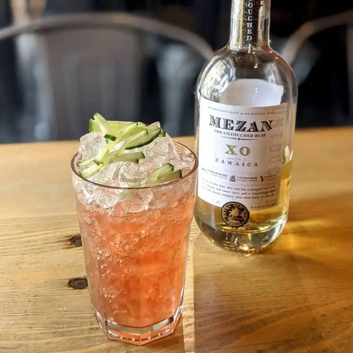 Funk and Soul (Alcoholic Cocktail Collins glass)