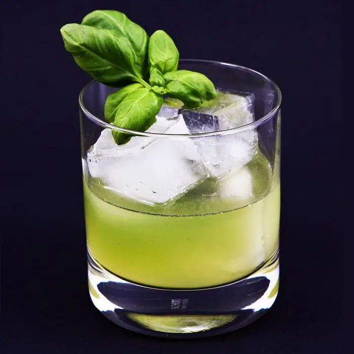 Gin Smash (Alcoholic Ordinary Drink Old-fashioned glass)