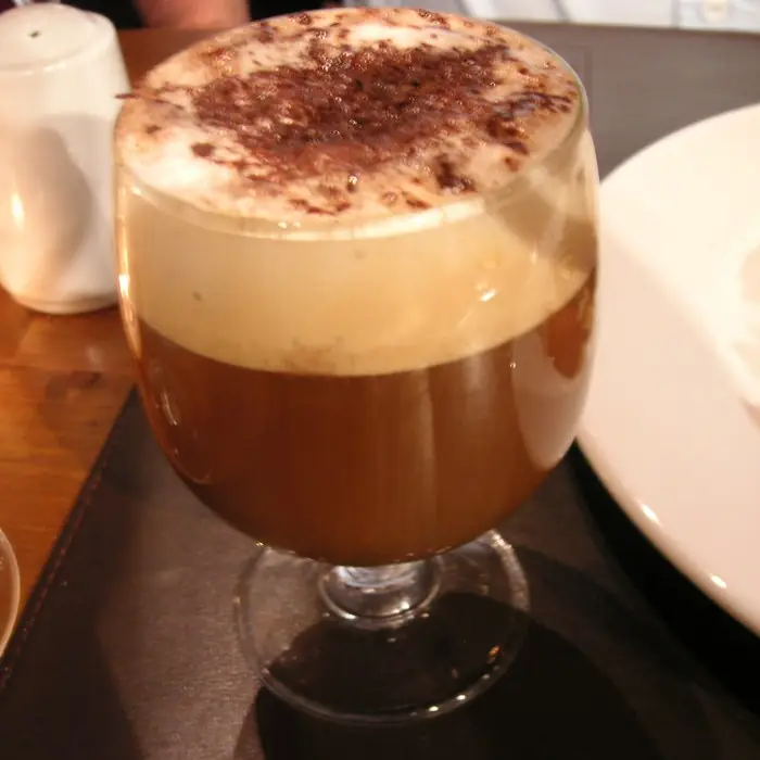 Hot Creamy Bush (Alcoholic Coffee / Tea Irish coffee cup)