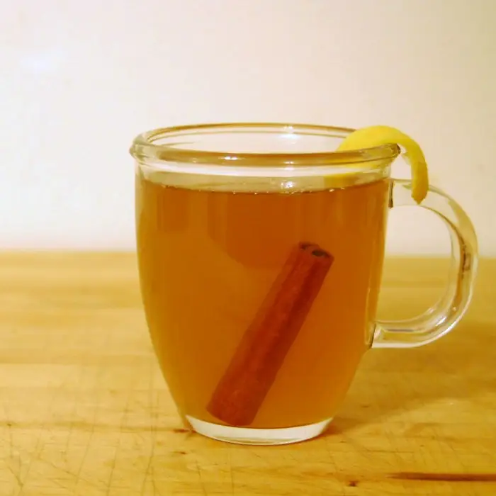 Hot Toddy (Alcoholic Cocktail Irish coffee cup)