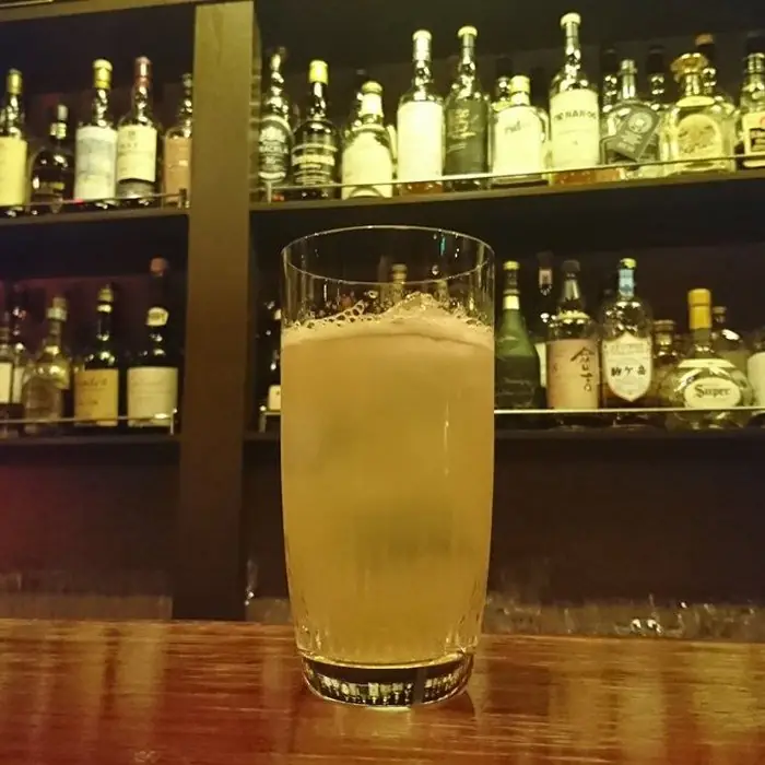 Imperial Fizz (Alcoholic Ordinary Drink Highball glass)