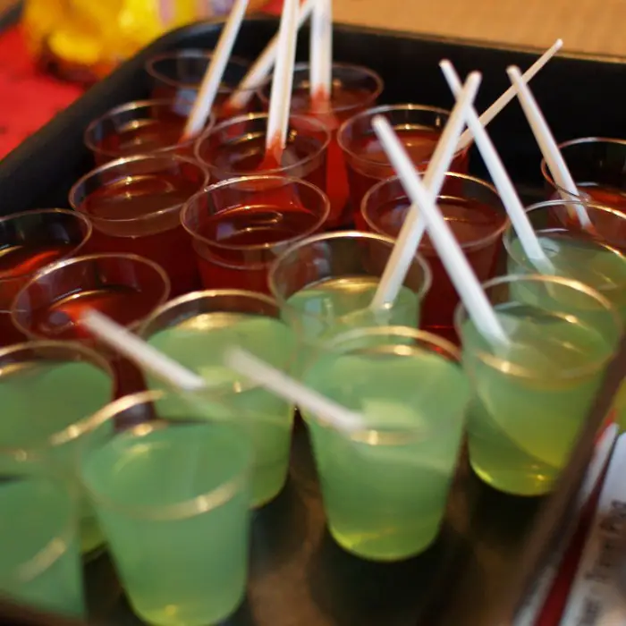 Jello shots (Alcoholic Shot Shot glass)