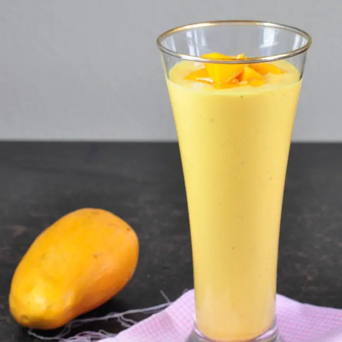 Lassi - Mango (Non alcoholic Other / Unknown Highball glass)