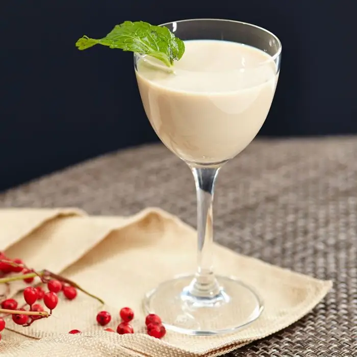 Midnight Mint (Alcoholic Cocktail Cocktail glass)