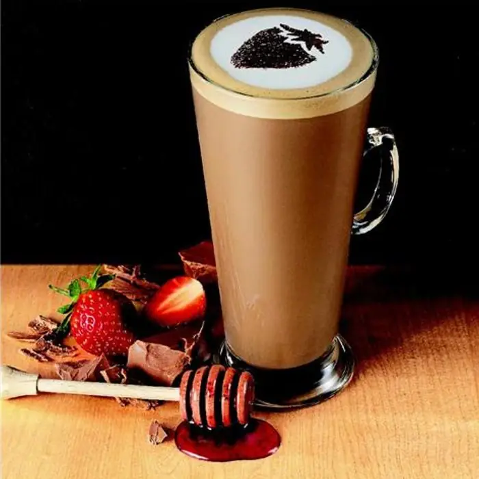 Mocha-Berry (Alcoholic Coffee / Tea Irish coffee cup)