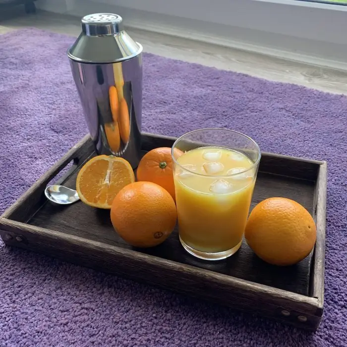 Orange Oasis (Alcoholic Ordinary Drink Highball glass)