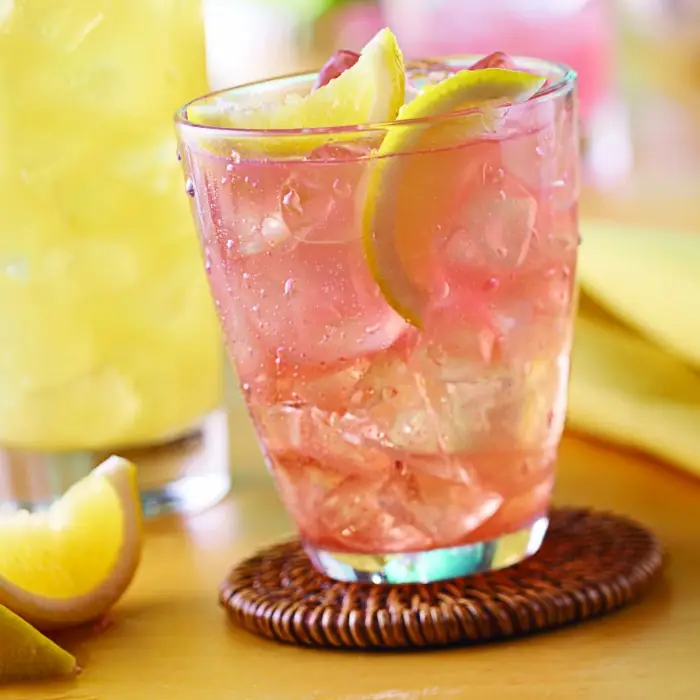 Pink Panty Pulldowns (Alcoholic Ordinary Drink Collins Glass)