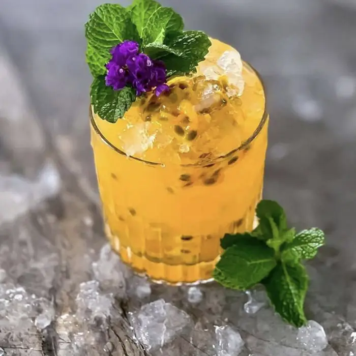 Pure Passion (Alcoholic Cocktail Whiskey sour glass)